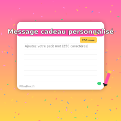Message cadeau personnalisé (imprimé)