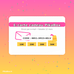 E-carte cadeau PikaBox (envoi par e-mail) 10 €